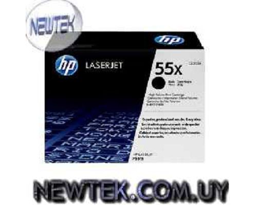 Toner HP 55X CE255X Negro Original Alto Rendimiento M525DN P3015D P3015DN P3015N